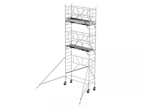 ANDAMIO ALUMINIO 12,20 m ALTURA TRABAJO ANCHO 1,35 m